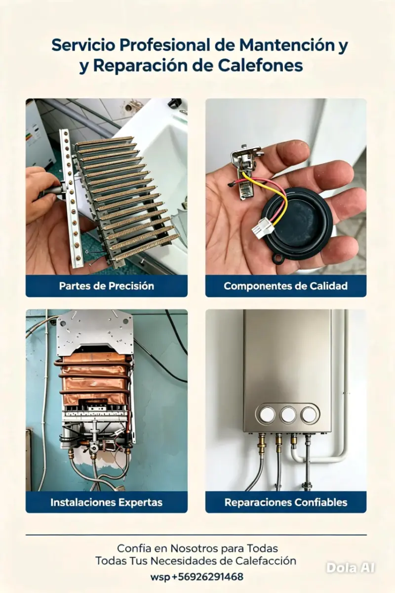 GASFITERIA REPARACIÓN DE CALEFÓNT Y MANTENCIÓN