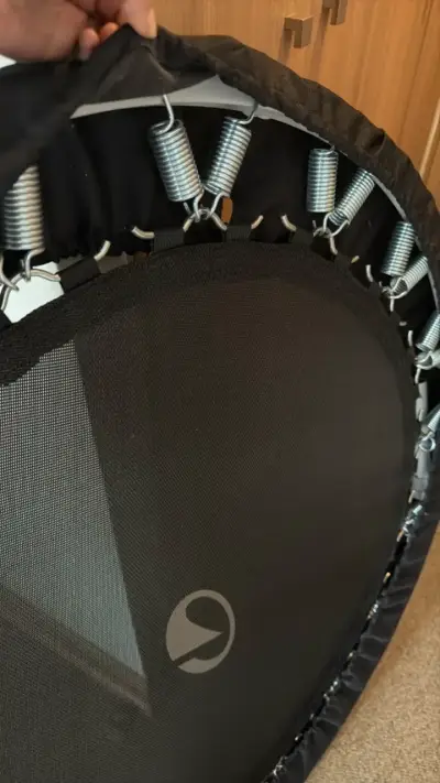 Cama elástica fitness Domyos Trampo100 negra - miniatura 3