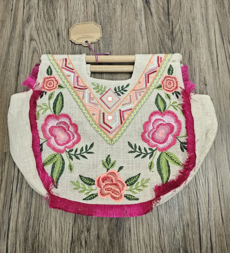 Cartera boho bordada Tatienne - 1