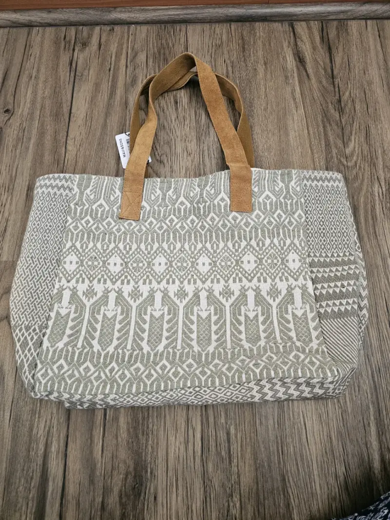 Totebag bolso estilo boho bordada - 2