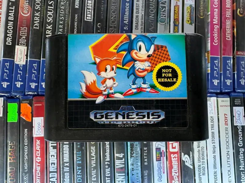 Cartucho Sega Genesis Sonic 2 Not For Resale