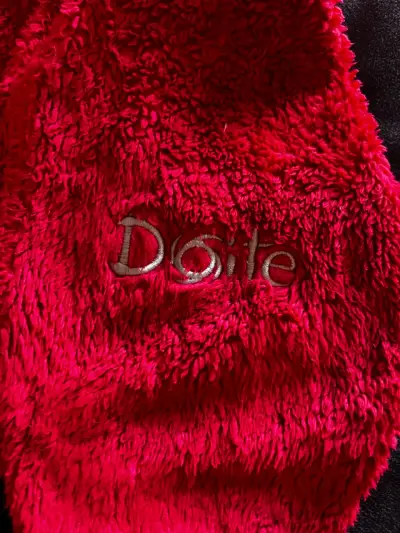 Chaqueta de polar roja con capucha Doite - miniatura 4