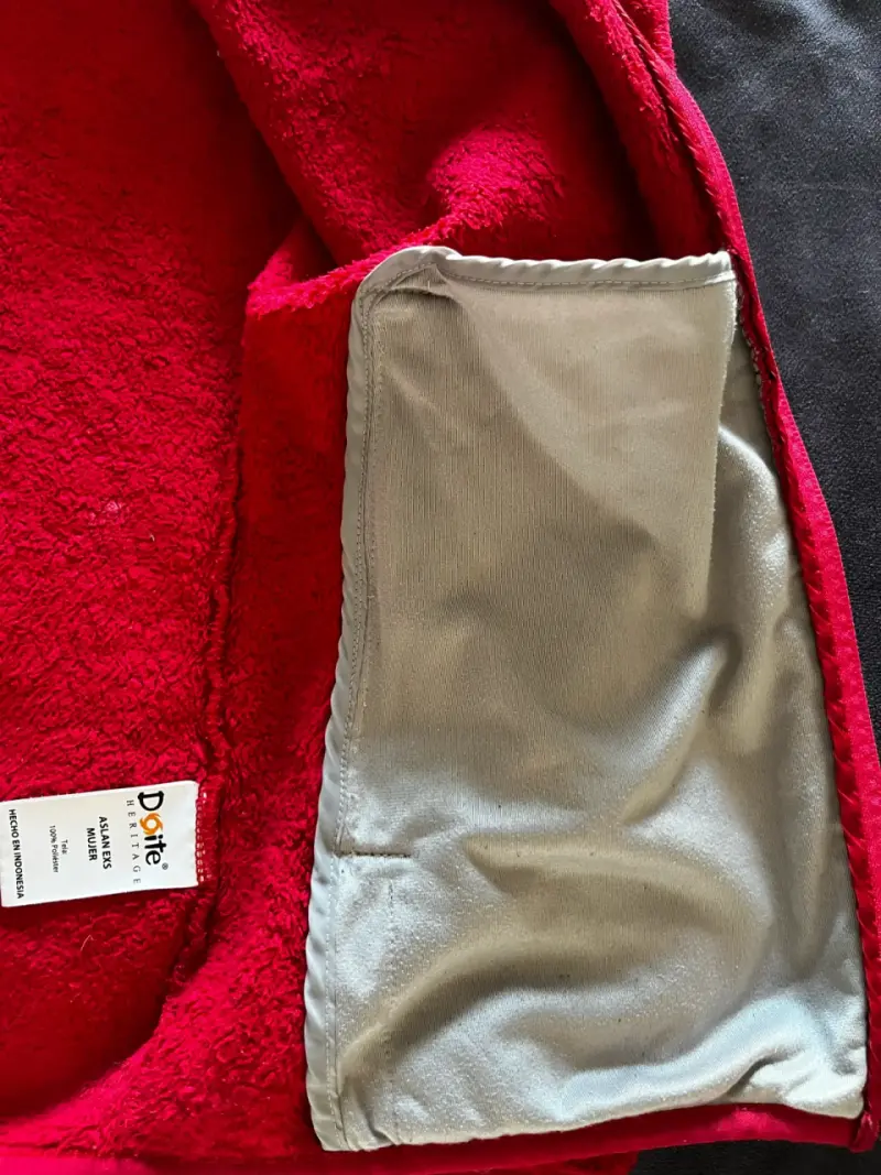 Chaqueta de polar roja con capucha Doite - 6