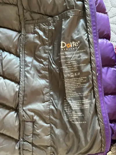 Chaqueta Puffer Morada Doite 650 FP - miniatura 5
