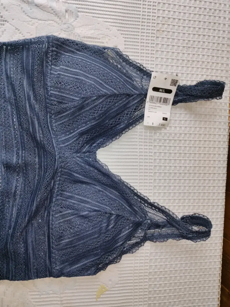Bralette de encaje talla M/L - 1