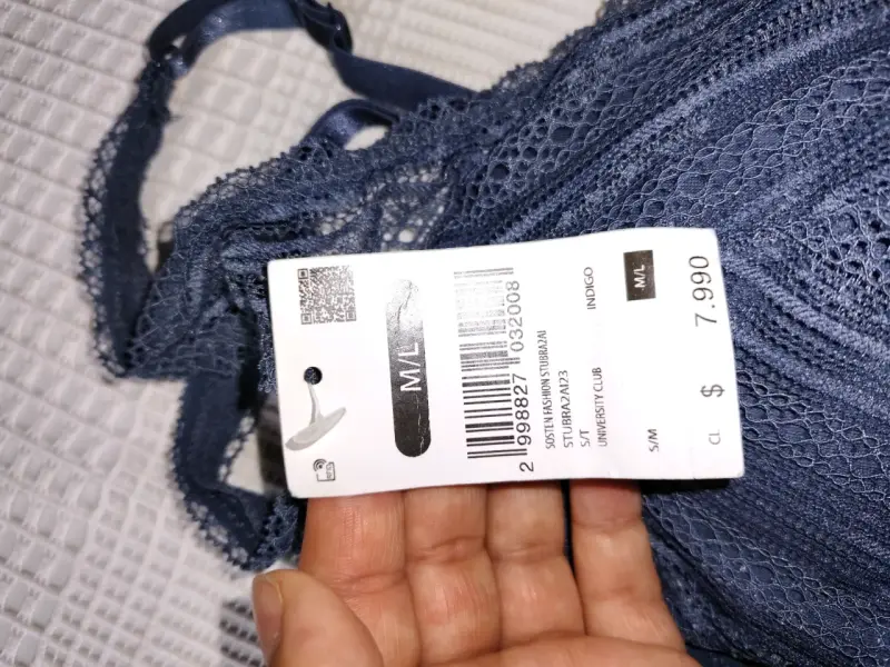 Bralette de encaje talla M/L - 4