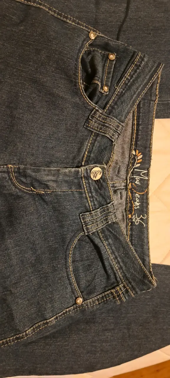 Jeans azul oscuro Muv Jeans talla 36 - 2