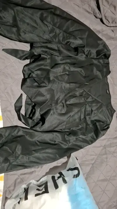 Top satin manga globo talla s - miniatura 2