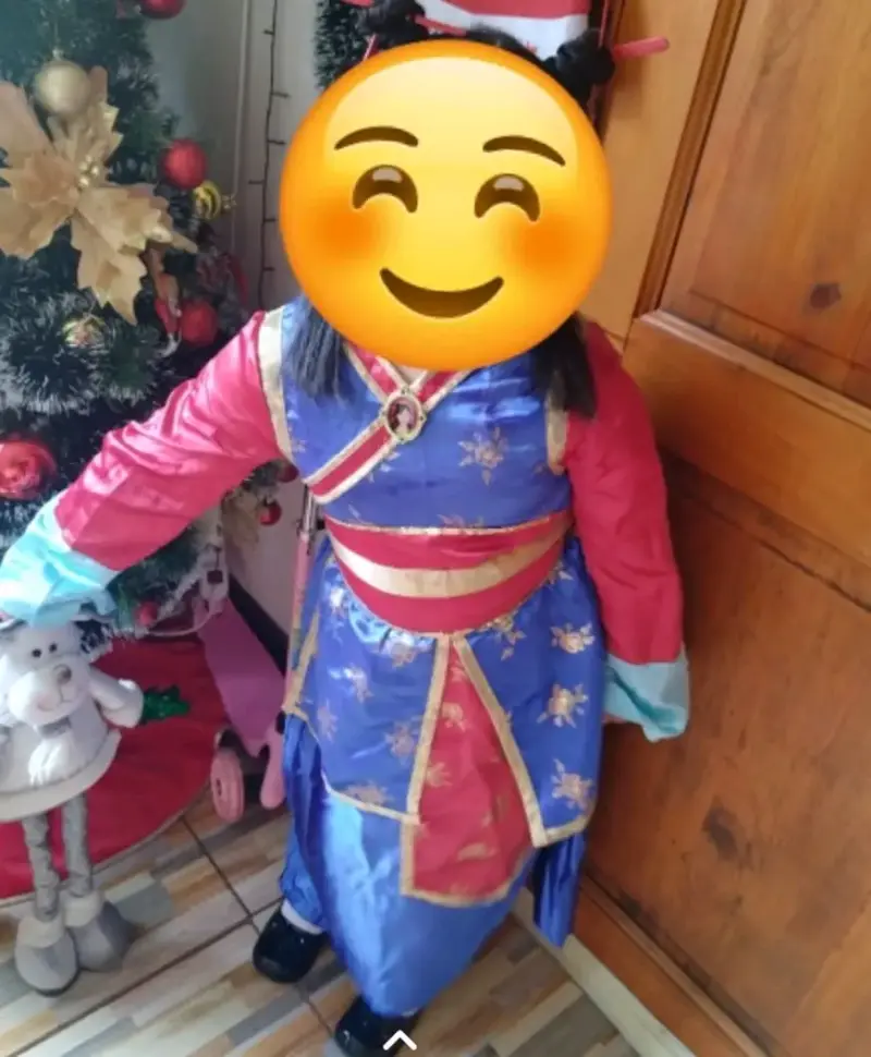 Disfraz infantil de princesa oriental