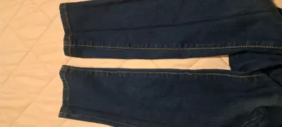Jeans de Mujer Azul con Botones Decorativos - miniatura 4
