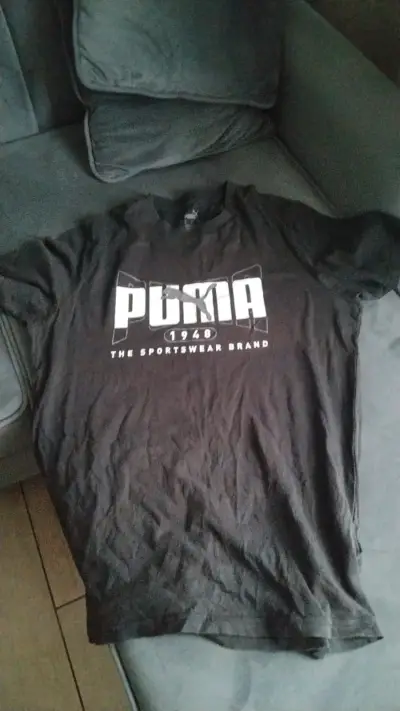 Polera negra Puma deportiva - miniatura 1