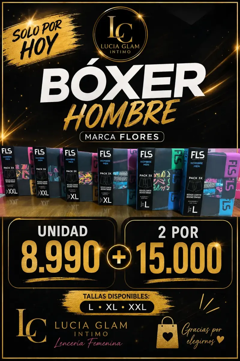 Bóxer para hombre marca Flores