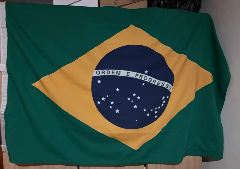 Bandera de Brasil. - 2