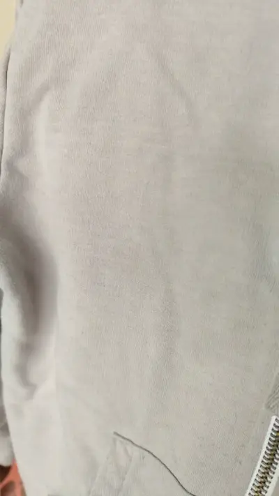 Polerón gris con cierre para niño - miniatura 2