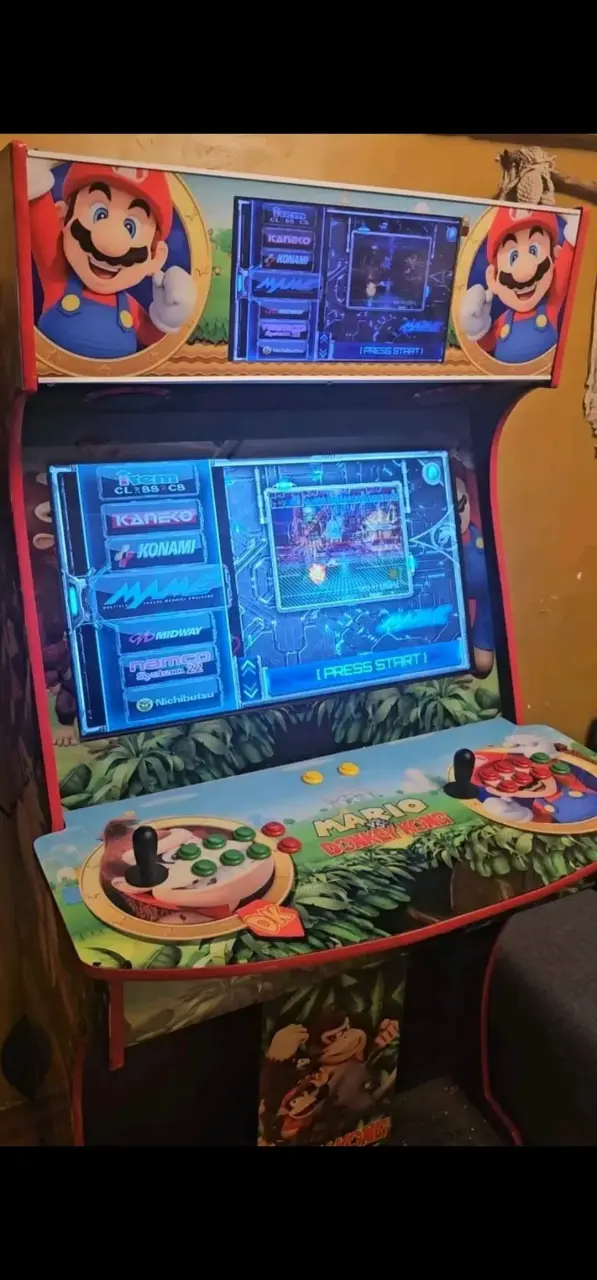 Máquina Arcade Retro Mario y Donkey Kong - 1