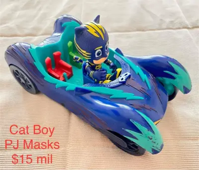 Vehículo de Juguete PJ Masks con Figura Catboy - miniatura 1