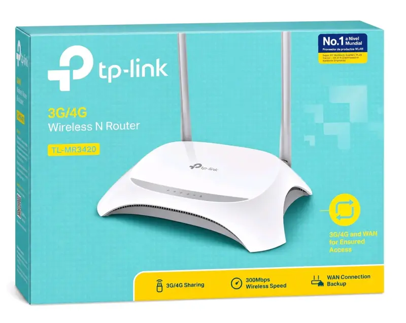 Router TP-Link 3G/4G TL-MR3420 Nuevo - 1