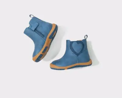 Botines Colloky azul con diseño de corazón - miniatura 1