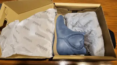 Botines Colloky azul con diseño de corazón - miniatura 2