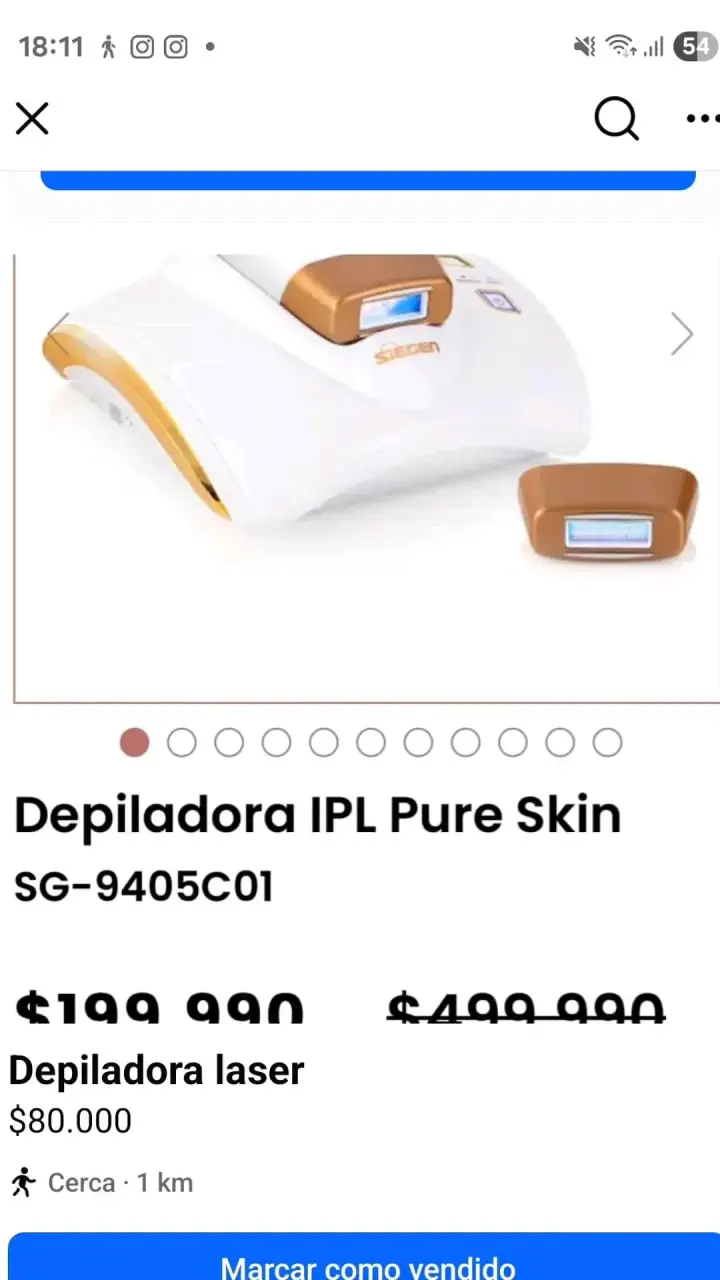 Depiladora IPL Siegen Pure Skin SG-9405C01