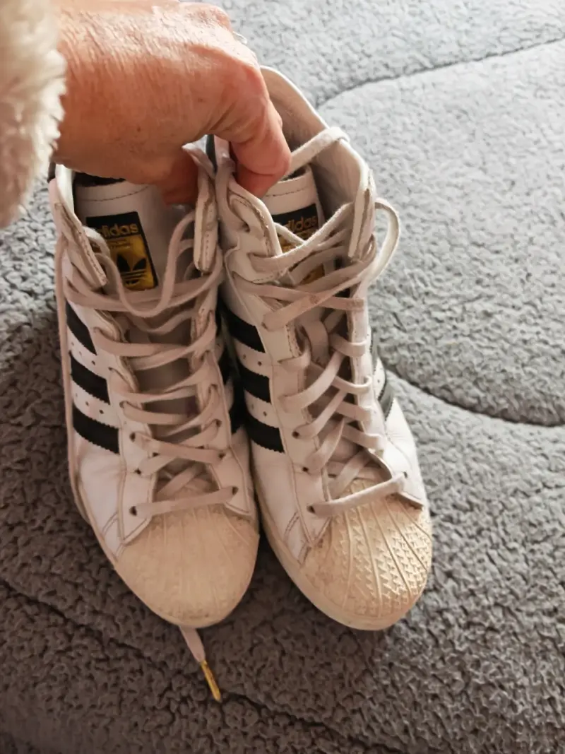 Zapatillas plataforma Adidas Superstar blancas - 2