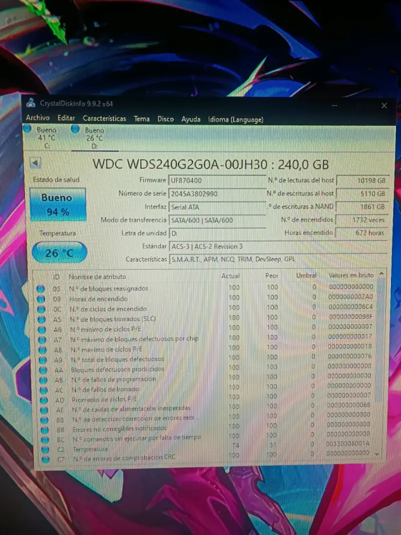Disco SSD WD Green 240GB SATA. Con Sata de regalo! - 3