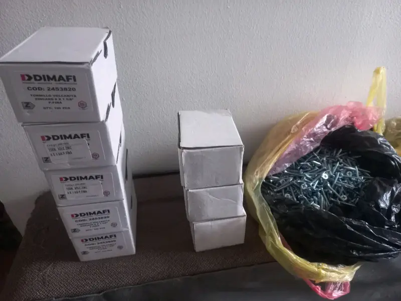Tornillos Volcapta Zincados Dimafi 100 piezas