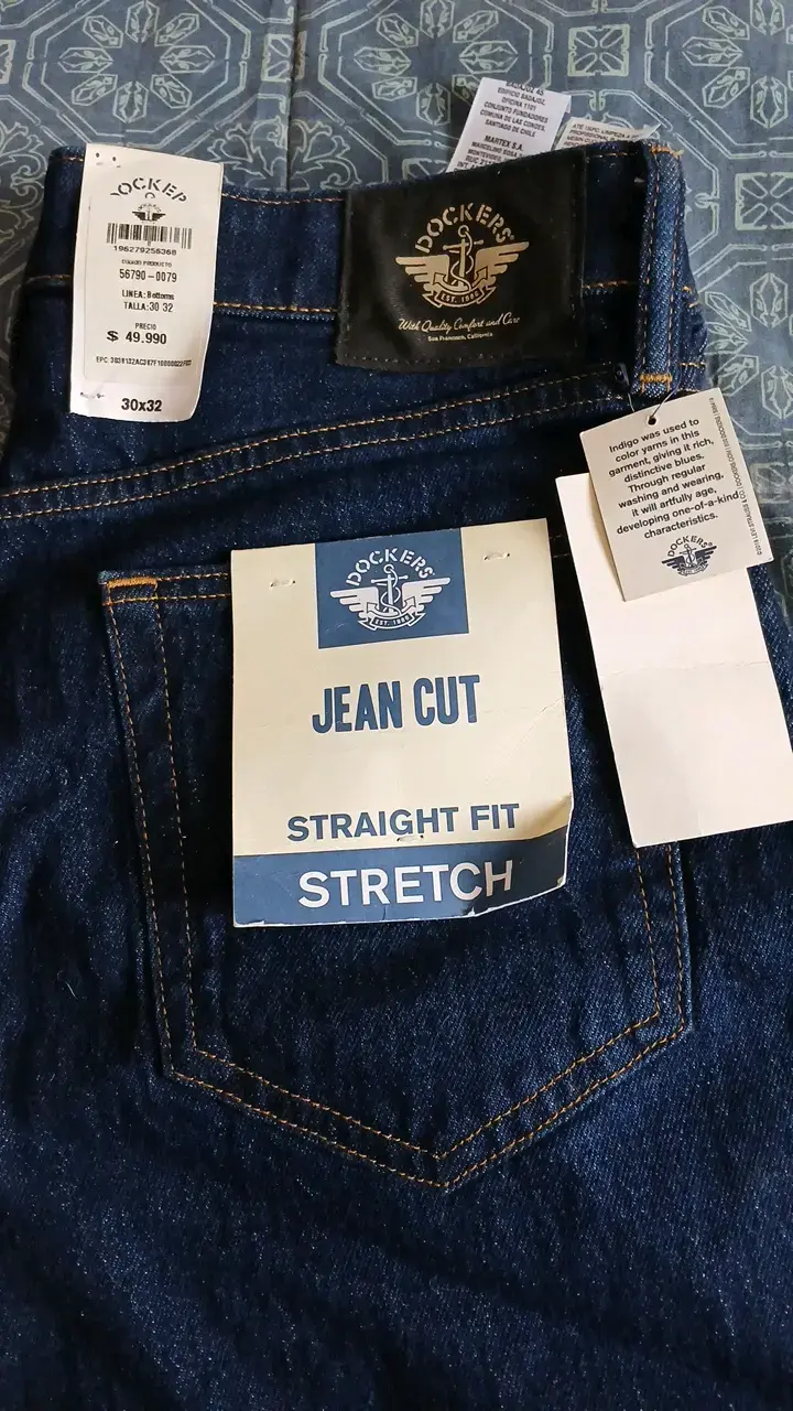 Jeans Dockers Straight Fit Stretch Talla 30x32 - 1