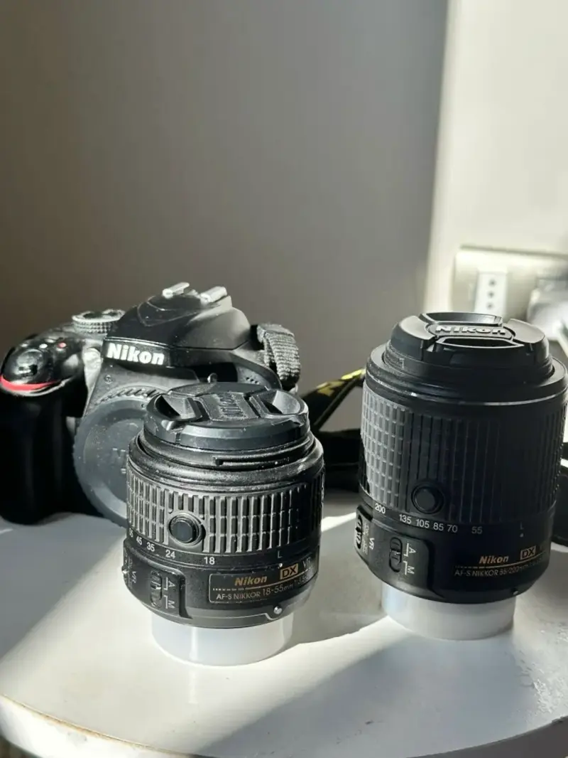 Cámara Nikon D3300 con Lentes 18-55mm y 55-200mm - 2