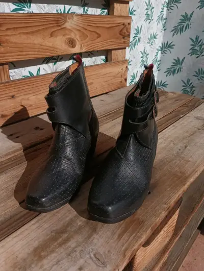 Botines de cueca /huaso talla 34 - miniatura 1