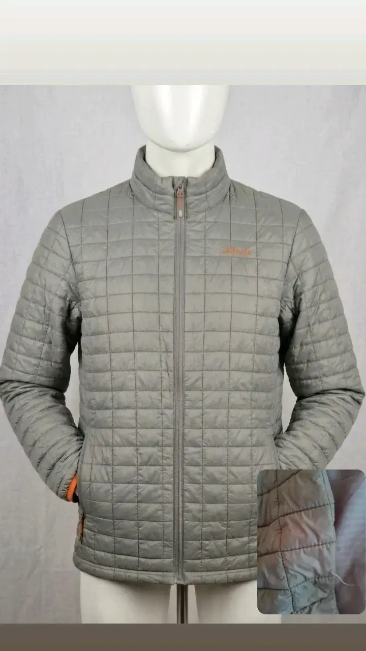 Chaqueta acolchada gris para hombre talla M