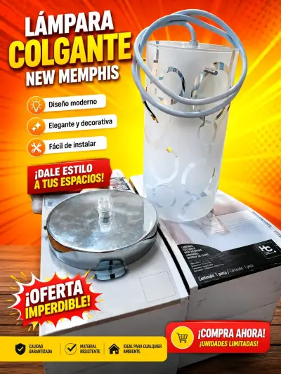 Lámpara colgante New Memphis moderna - miniatura 2