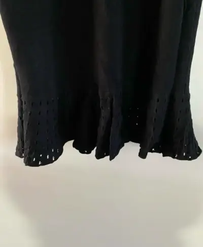 Vestido negro con detalles calados Wados - miniatura 3