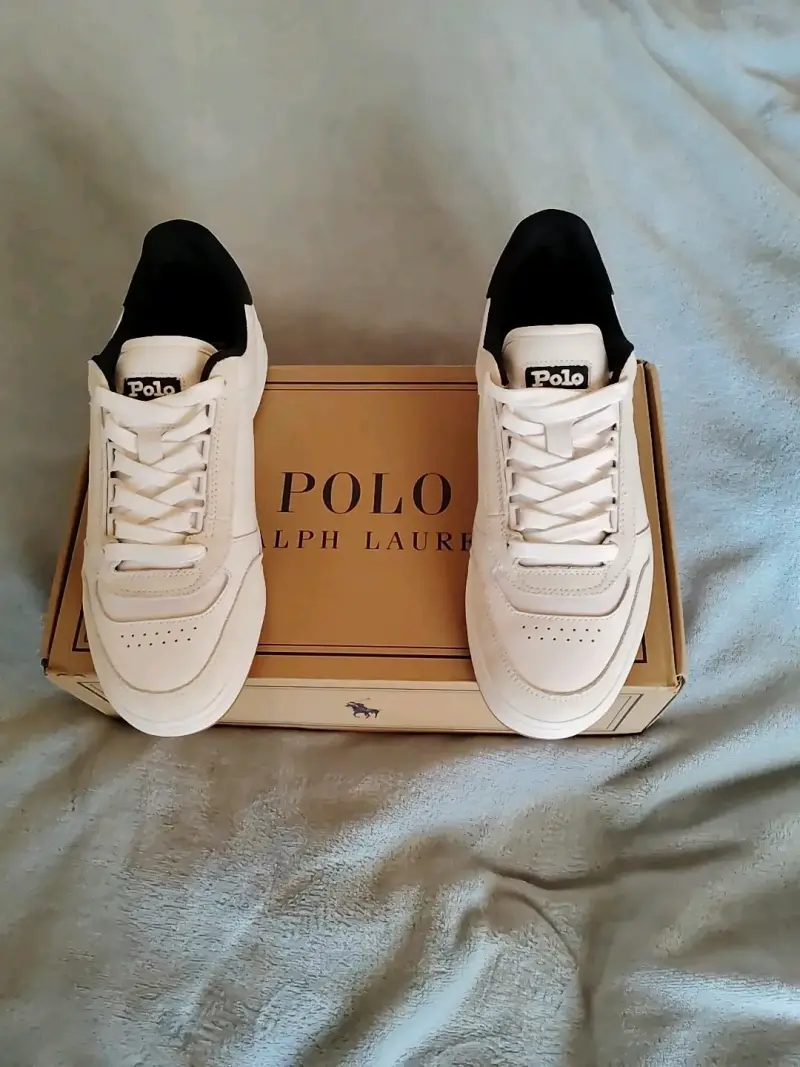 Zapatillas Polo Ralph Lauren blancas y negras - 6