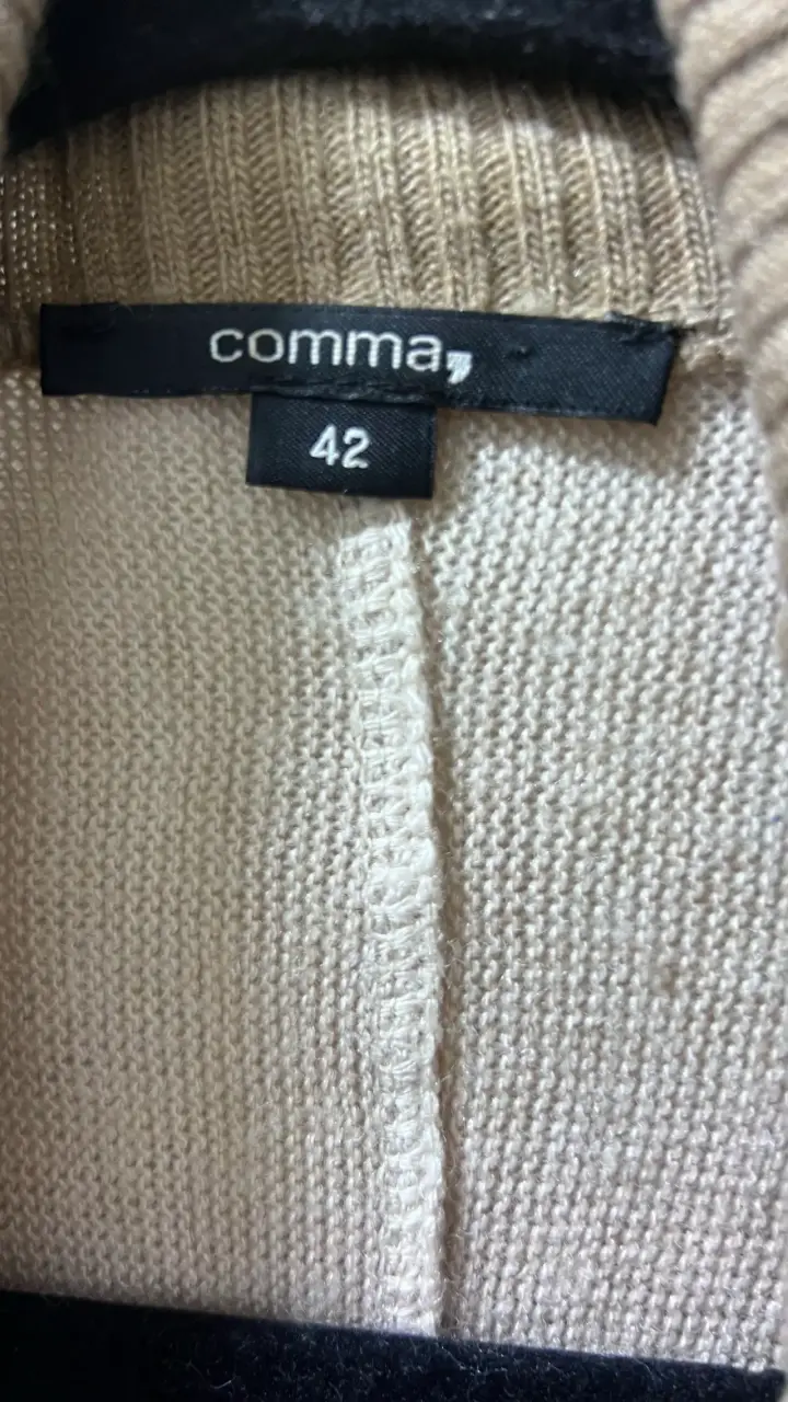 Cardigan de punto multicolor Comma - 2