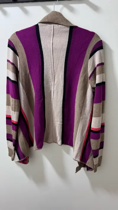 Cardigan de punto multicolor Comma - miniatura 3