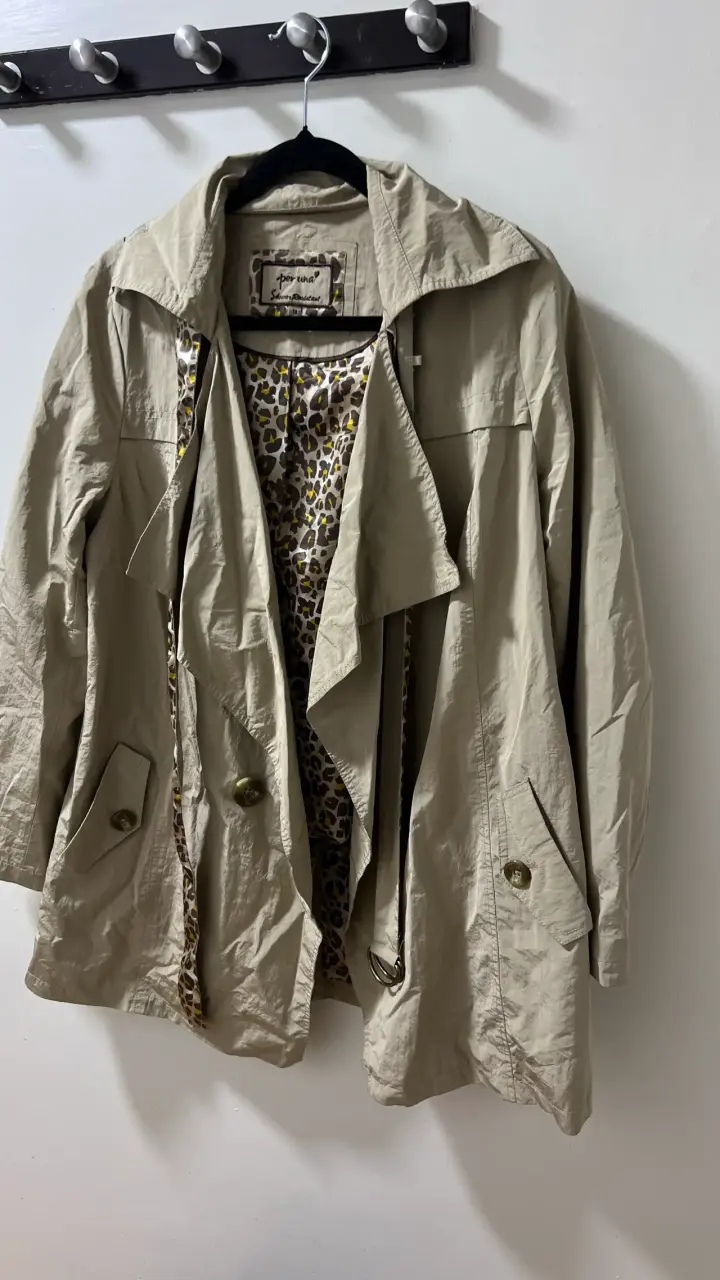 Trench beige / animal print - 1