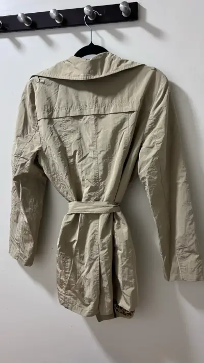 Trench beige / animal print - miniatura 4