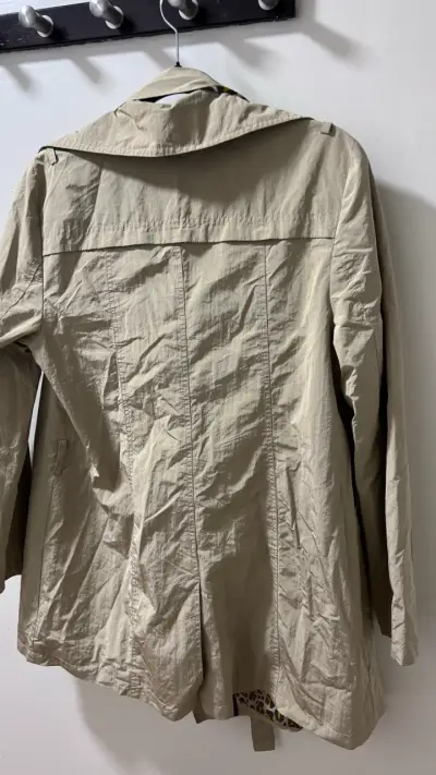 Trench beige / animal print - miniatura 5