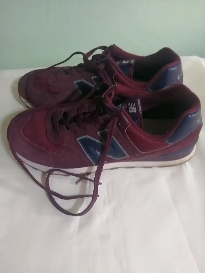 Zapatillas New Balance 574 Burdeos Hombre - 2