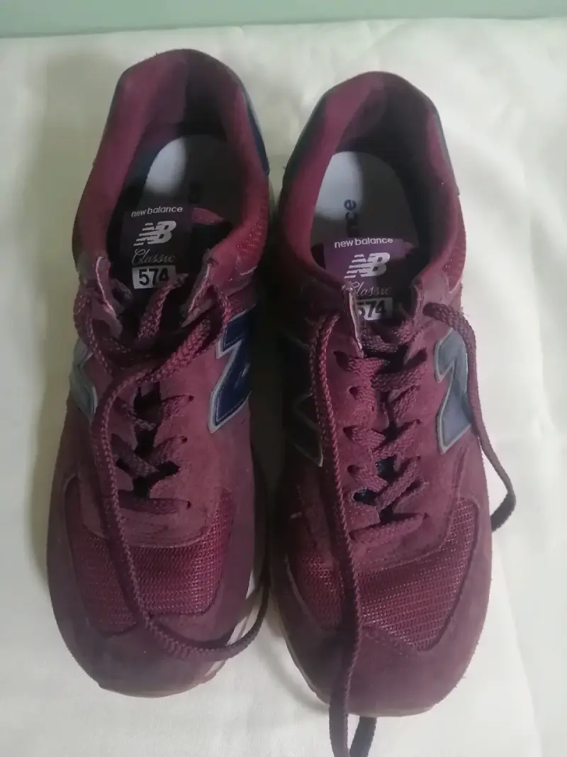 Zapatillas New Balance 574 Burdeos Hombre - 3