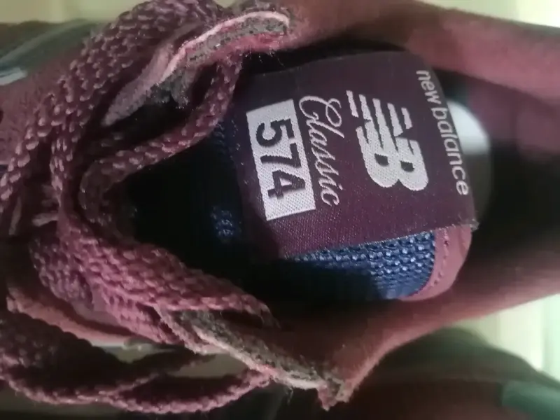 Zapatillas New Balance 574 Burdeos Hombre - 5