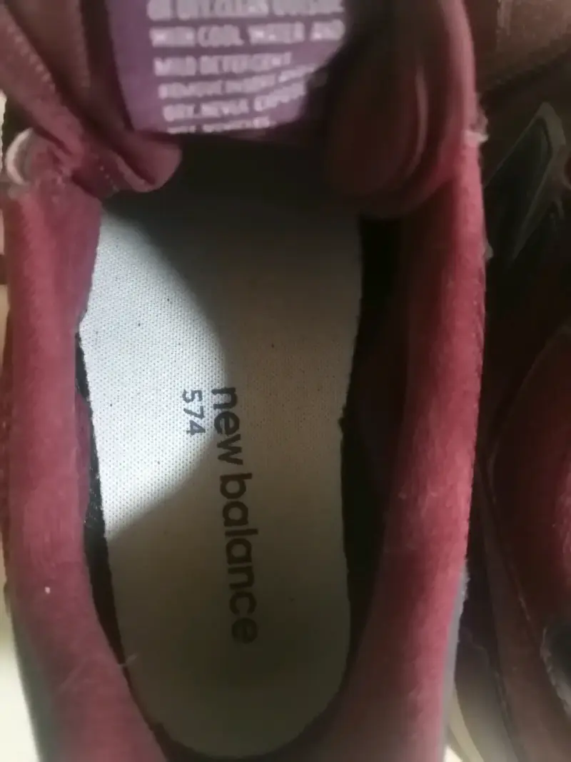 Zapatillas New Balance 574 Burdeos Hombre - 6