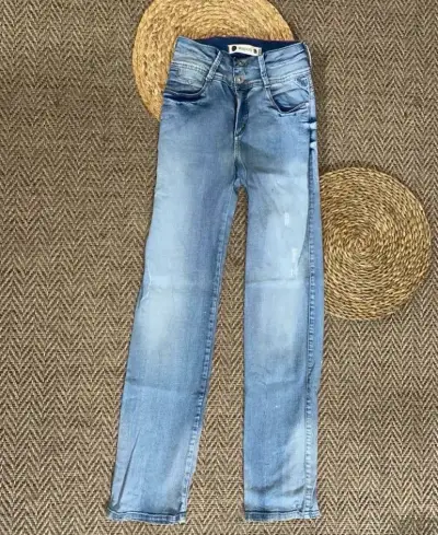 Jeans azul claro para mujer Wados - miniatura 1