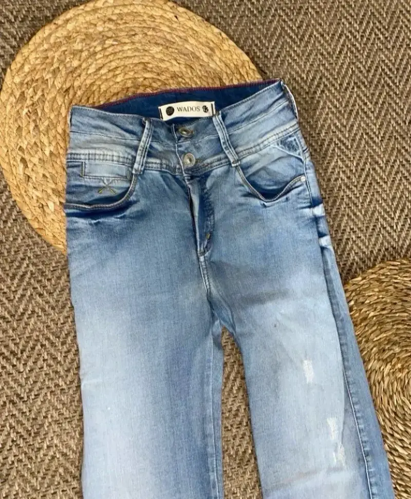 Jeans azul claro para mujer Wados - 2
