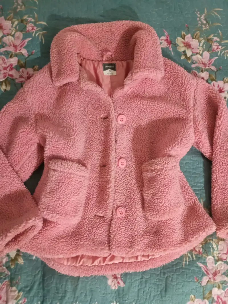 Chaqueta rosa para mujer talla S