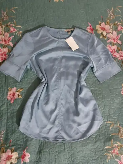 Blusa azul claro de manga corta H&M - miniatura 1