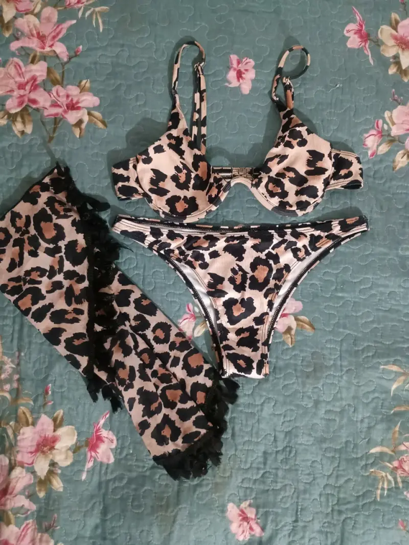 Conjunto de traje de baño bikini - 1