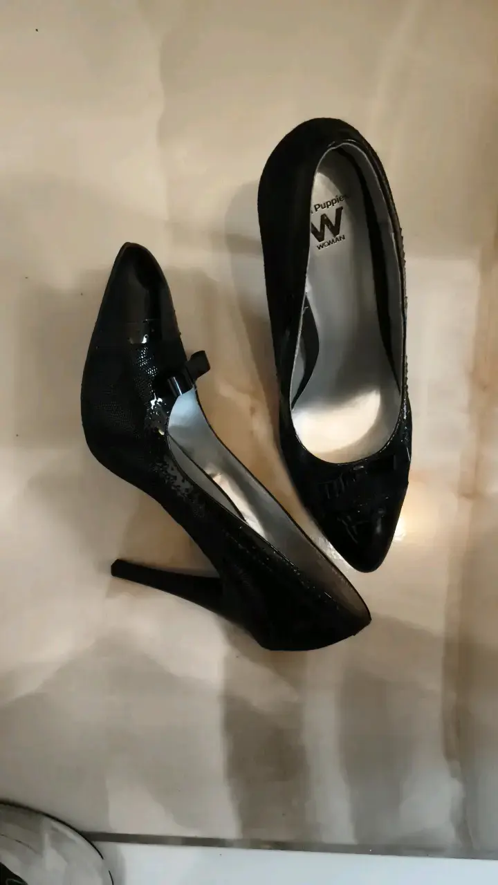 Zapatos de tacón negros Hush Puppies para mujer - 1