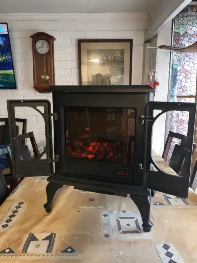 Estufa eléctrica tipo retro Recco - miniatura 4